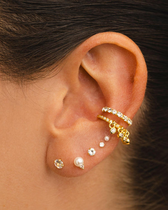 PENDIENTES PEARL MINI BRIGHT GOLD