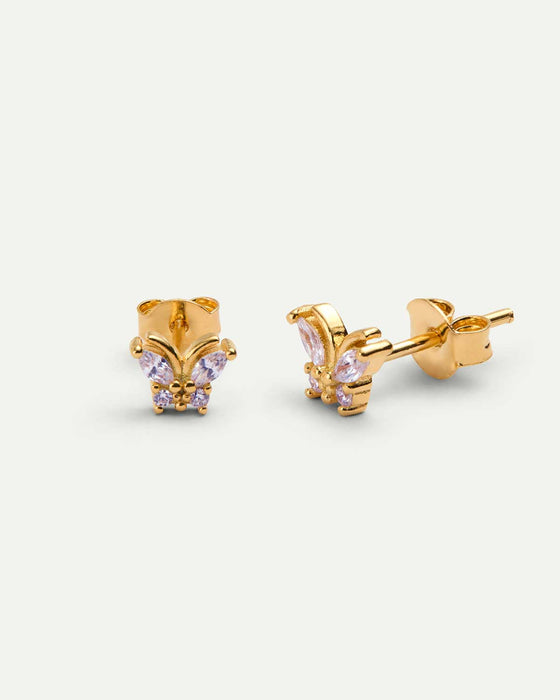 PENDIENTES NOLITA PURPLE GOLD