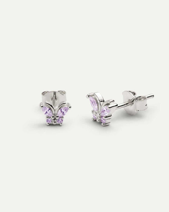 PENDIENTES NOLITA PURPLE SILVER