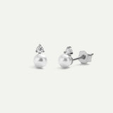 PENDIENTES PEARL MINI BRIGHT SILVER