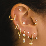 PIERCING HEXAGON SILVER