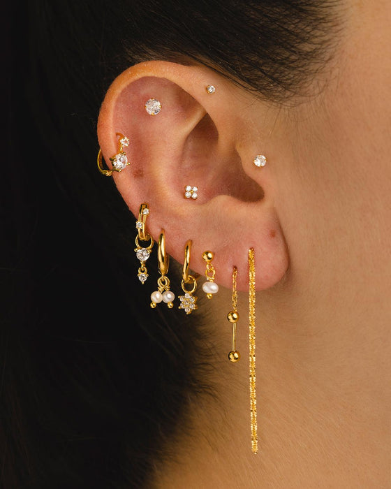 PENDIENTES HOOPS NANA GOLD