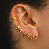 PENDIENTES HOOPS BRIGHT DOBLE GOLD