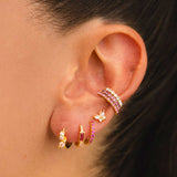 PENDIENTES JANE PINK SILVER
