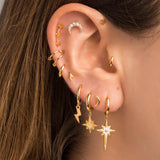 PIERCING MOON BRIGHT GOLD