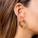 Foto detalle Pendientes Elysse Plata de Ley 925 bañado en Oro