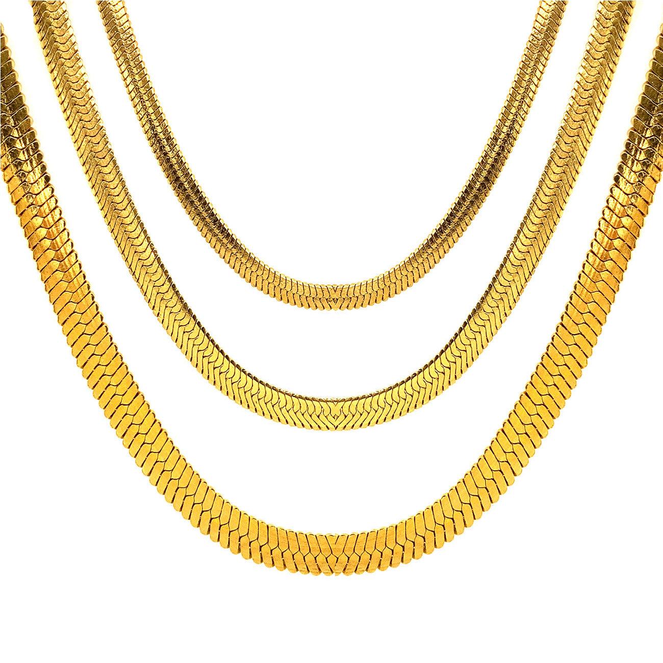 Conjunto de collares de la colección Yoko. Adamina
