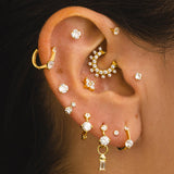 IDA XL GOLD EARRINGS