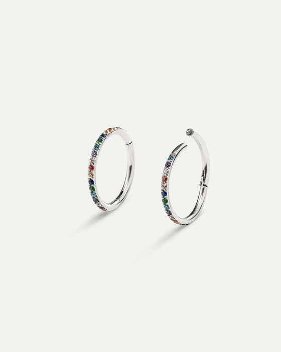 ISEL M SILVER PIERCING