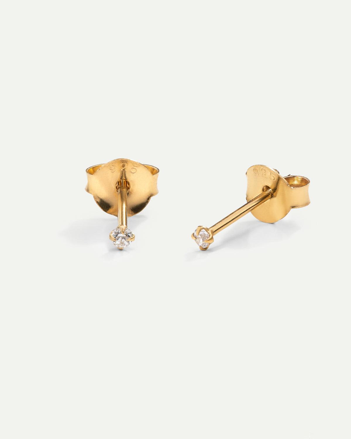 PRINCESS MINI GOLD EARRINGS