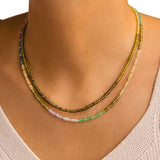 ALLEGRA OLIVE NECKLACE