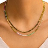 ALLEGRA OLIVE NECKLACE