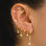 PEARL SILVER EARRINGS