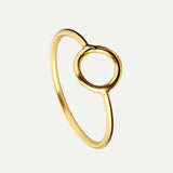 CIRCLE GOLD RING