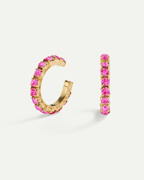 BOUCLES D'OREILLES OR ROSE ARLA