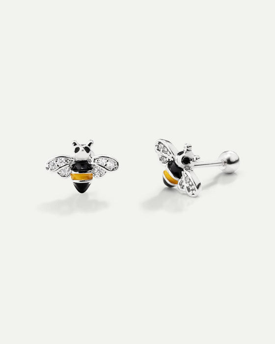 PIERCING ABEILLE EN ARGENT