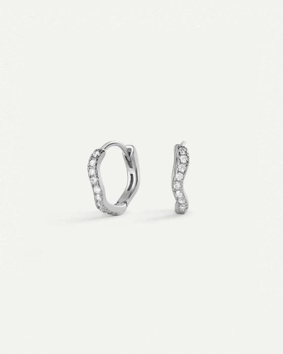 BIMBA MINI BOUCLES D'OREILLES EN ARGENT