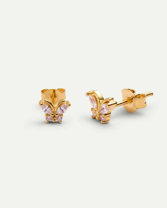 BOUCLES D'OREILLES OR ROSE NOLITA