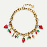 BRACELET À LA FRAISE
