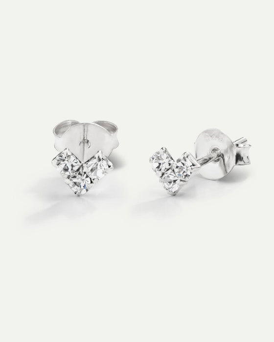 BOUCLES D'OREILLES ARGENT VIERGE