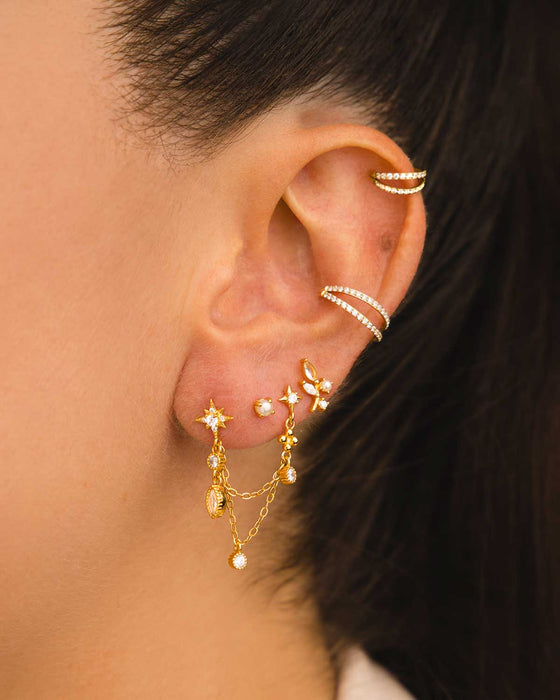 BOUCLES D'OREILLES OR AMBRA