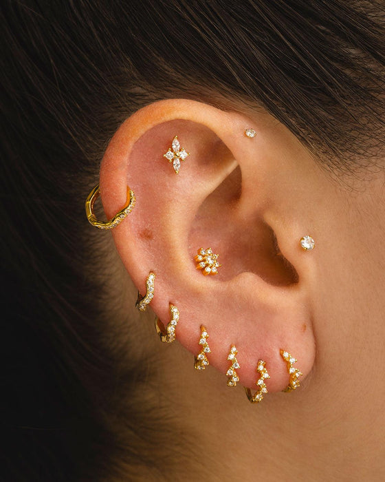 BIMBA MINI BOUCLES D'OREILLES OR