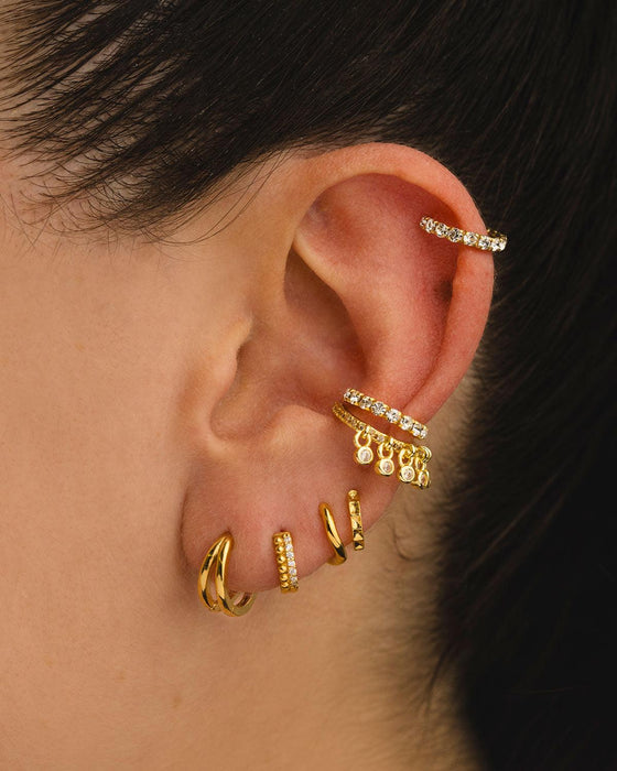 ANNEAUX BOUCLES D'OREILLES NANA EN ARGENT