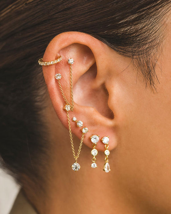 MINI-BOUCLES D'OREILLES EN ARGENT ARLA