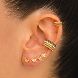 BOUCLES D'OREILLES NOLITA EN ARGENT ROSE