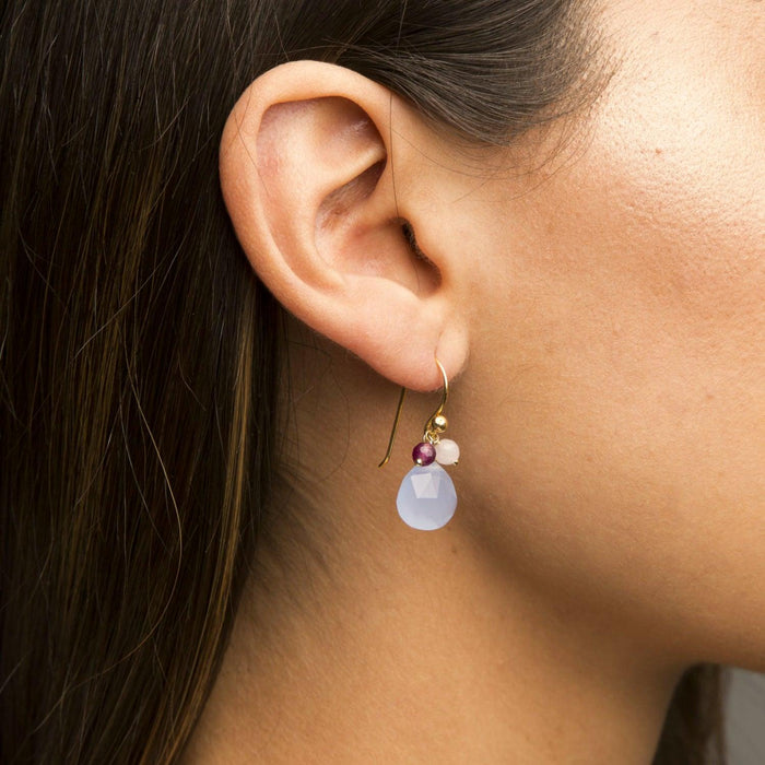 BOUCLES D'OREILLES WENDY BLUE