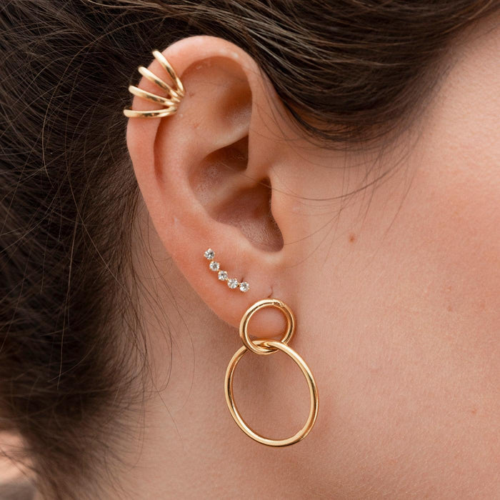 BOUCLES D'OREILLES ARGENT OLIVIA