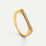 Anello da donna in oro con diamanti