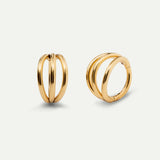 ANELLO PER PIERCING TRIPLO ORO