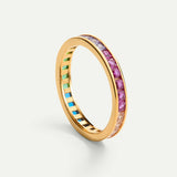 ANELLO VIOLA IN ORO
