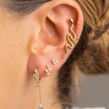 ORECCHINI CHAMPAGNE GOLD