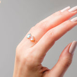 ANELLO IN ARGENTO CON LABRADORITE DI MEZZANOTTE