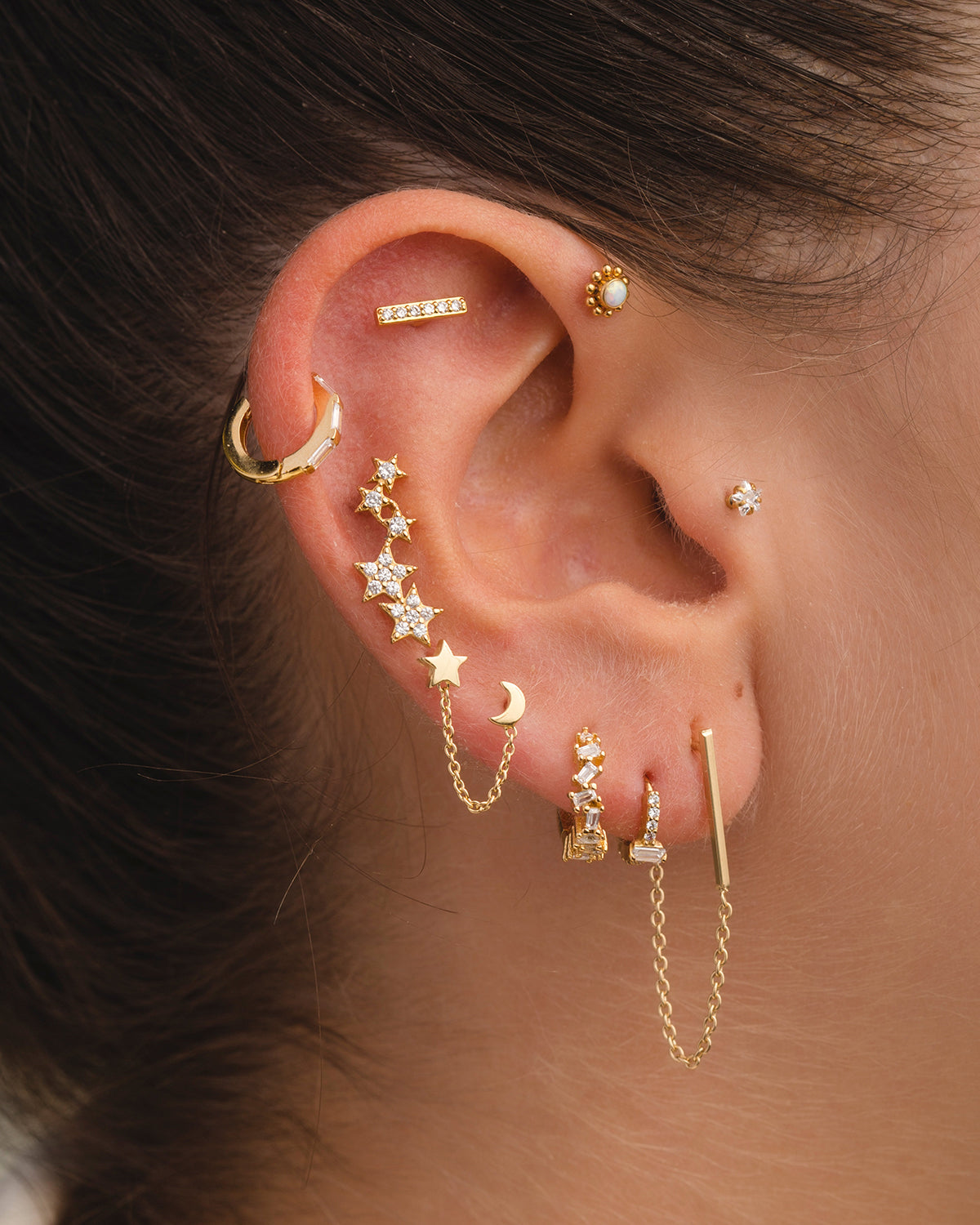 OPAL GOLD BIEL PIERCING