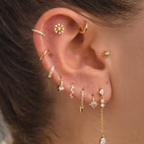 PENDIENTES HOOPS MINI GOLD