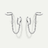 BOUCLES D'OREILLES ABNER EN ARGENT