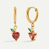 BOUCLES D'OREILLES POMME