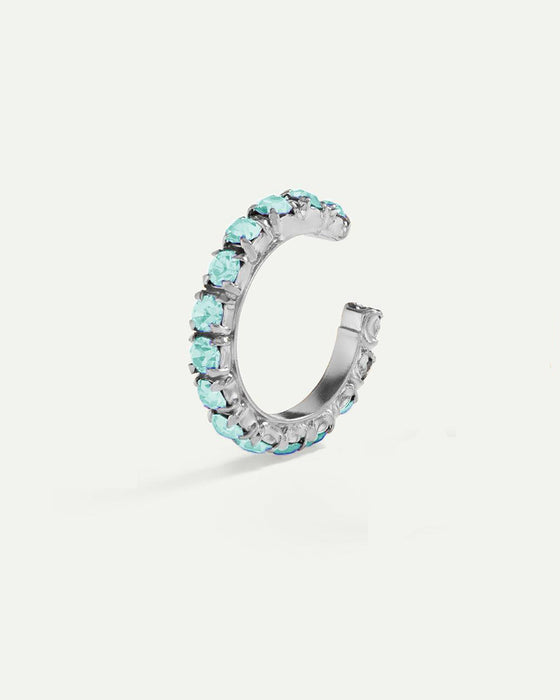 BOUCLES D'OREILLES ARLA BLUE LIGHT SILVER