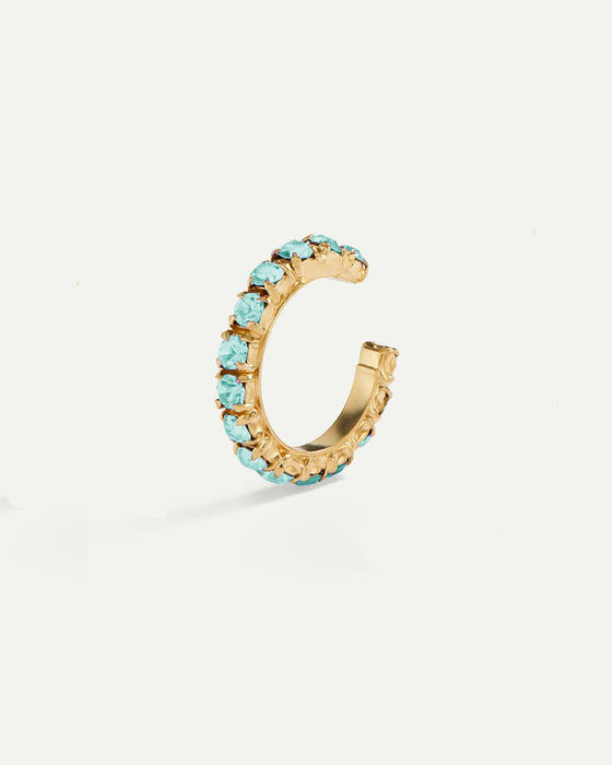 ORECCHINI ARLA MINI BLU E ORO CHIARO