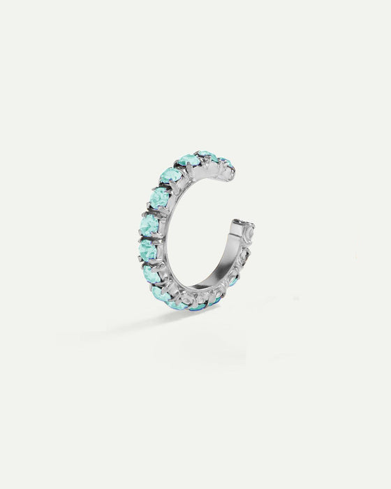 ORECCHINI ARLA MINI BLU CHIARO E ARGENTO