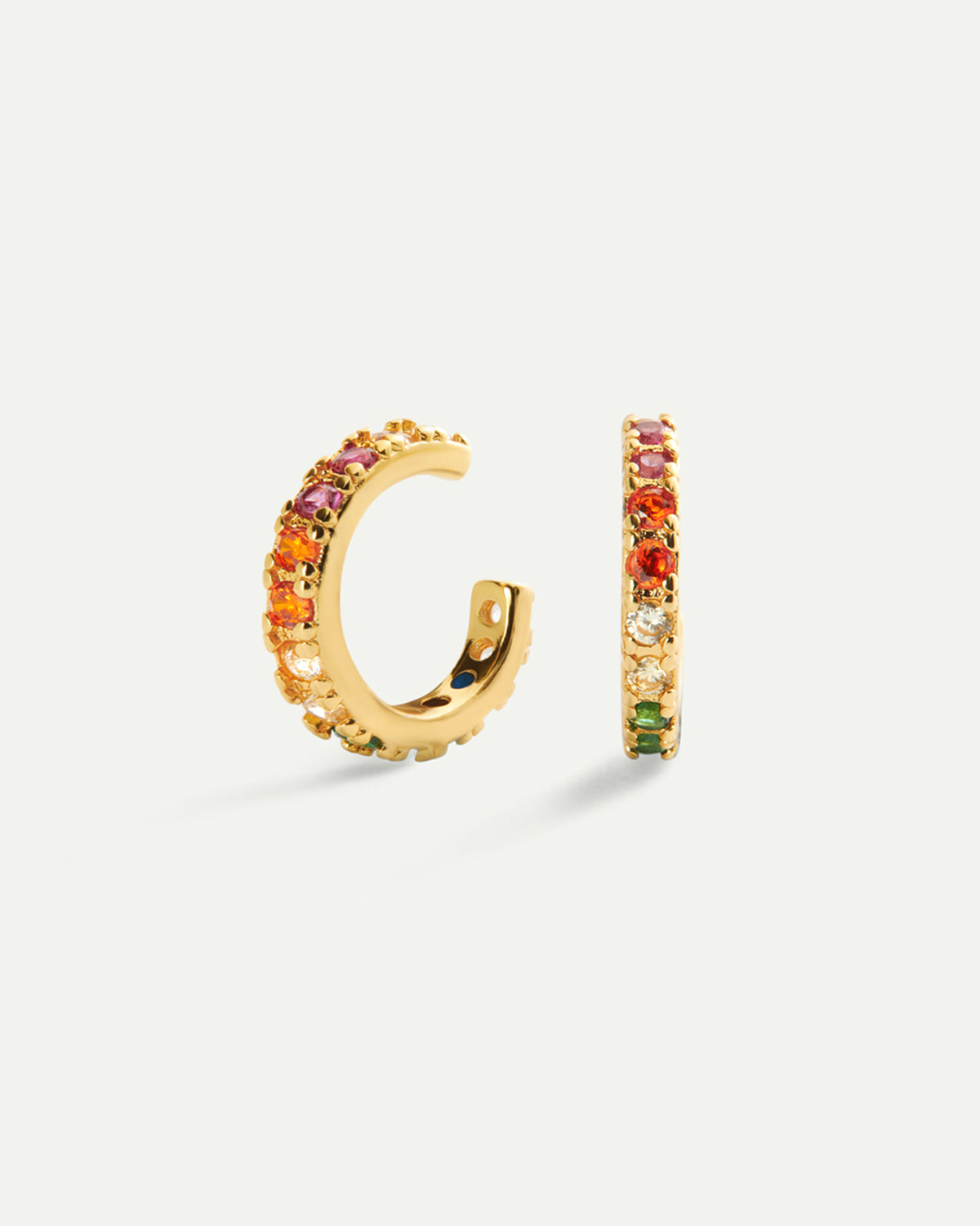 PENDIENTES ARLA MINI RAINBOW GOLD