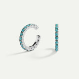 BOUCLES D'OREILLES ARLA MINI EN ARGENT TURQUOISE