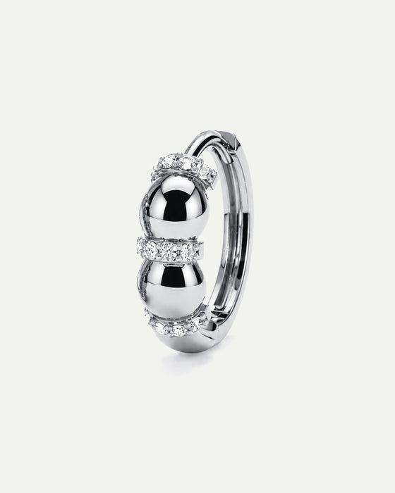ORECCHINI AVA SILVER