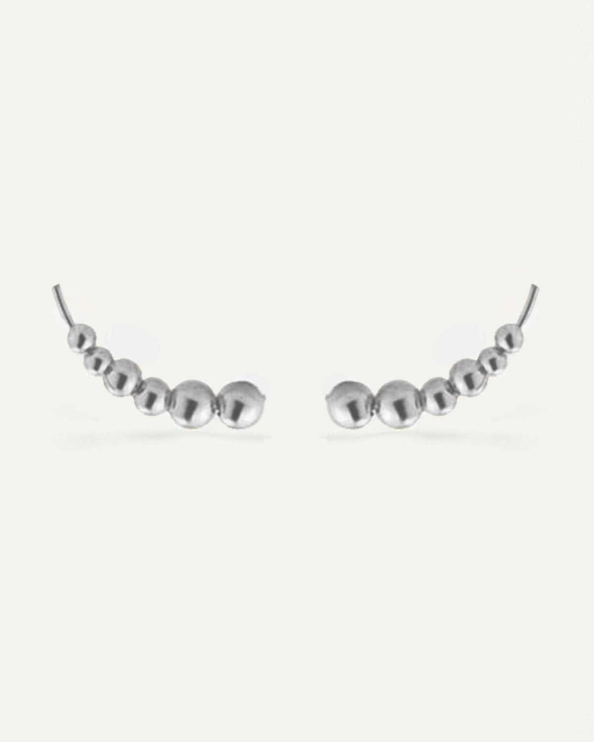 BOUCLES D'OREILLES MAXI BOULES ARGENT