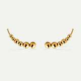 BOUCLES D'OREILLES MAXI BOULES D'OR