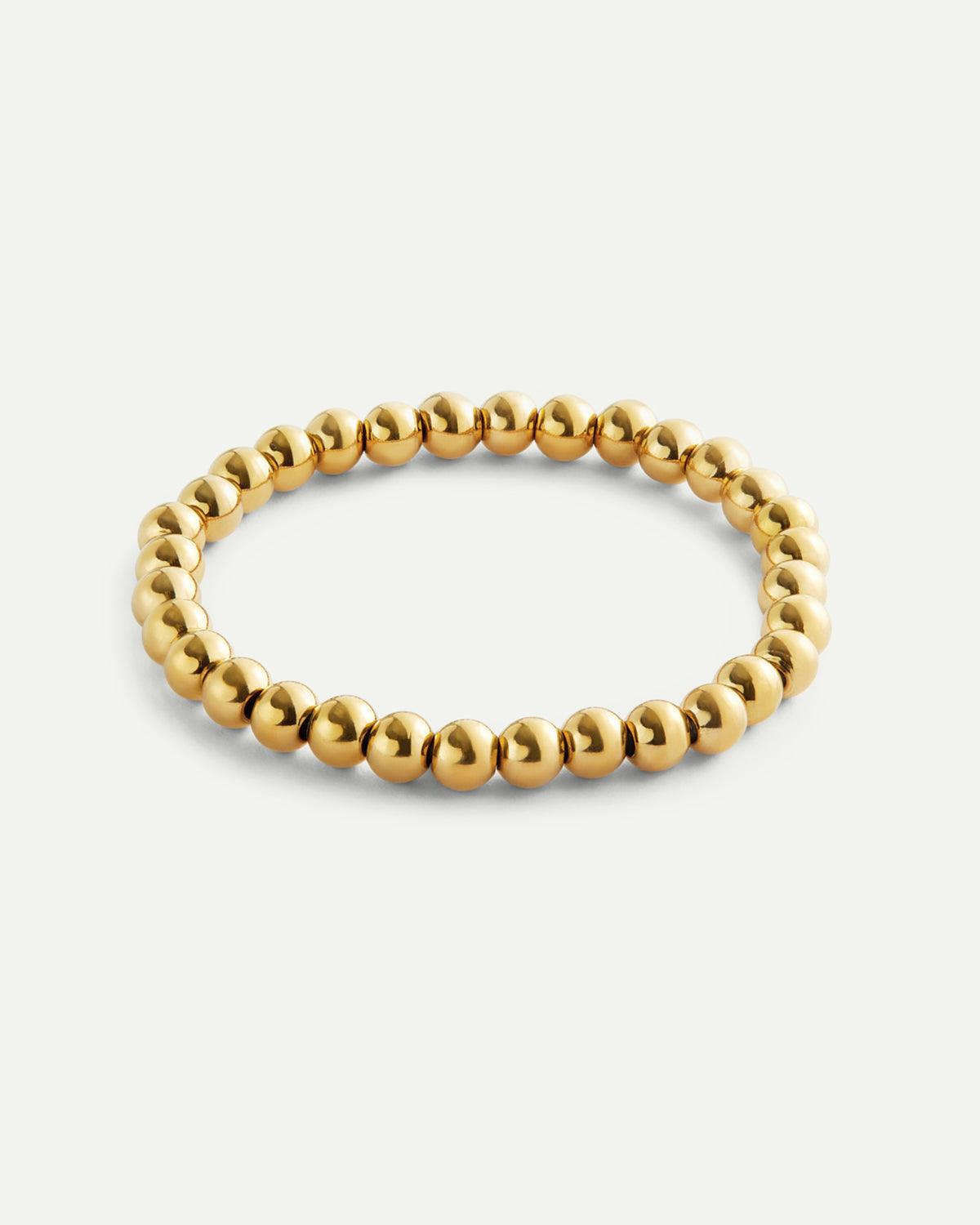 PULSERA BALLS M GOLD