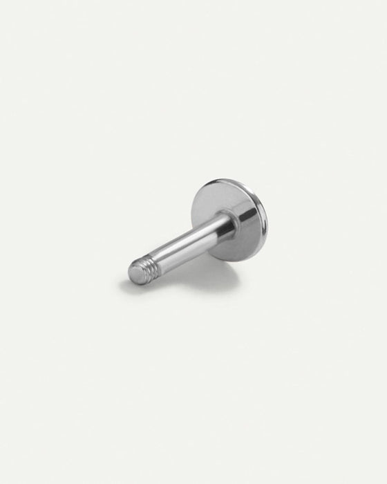 PIERCING BAR EXTERNAL THREAD SILVER